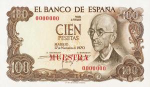 Gallery image for Spain p152s: 100 Pesetas