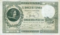 Gallery image for Spain p52: 50 Pesetas