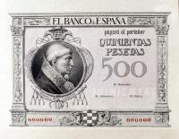p69A from Spain: 500 Pesetas from 1925