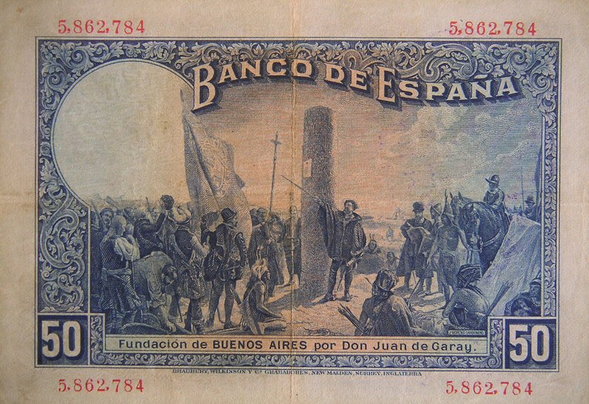 Back of Spain p80a: 50 Pesetas from 1931