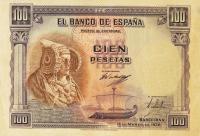 p90s from Spain: 100 Pesetas from 1938