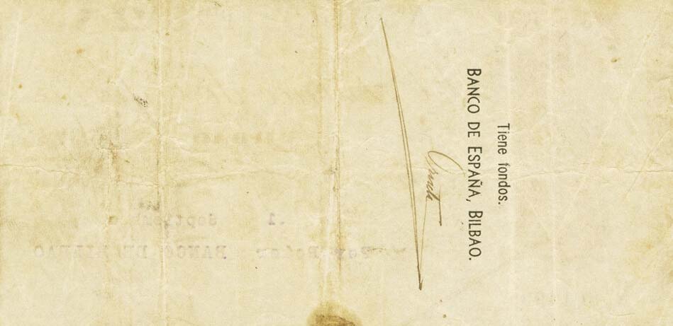 Back of Spain pS552: 25 Pesetas from 1936