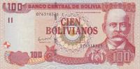 p241 from Bolivia: 100 Bolivianos from 2011