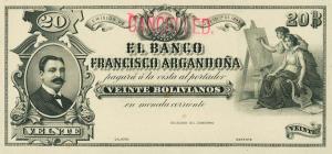 Gallery image for Bolivia pS144p: 20 Bolivianos