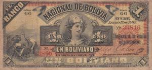 Gallery image for Bolivia pS211a: 1 Boliviano