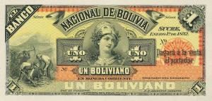 Gallery image for Bolivia pS211p: 1 Boliviano