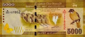 Gallery image for Sri Lanka p128g: 5000 Rupees