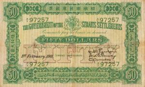 Gallery image for Straits Settlements p4A: 50 Dollars