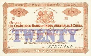 Gallery image for Straits Settlements pS103s: 20 Dollars