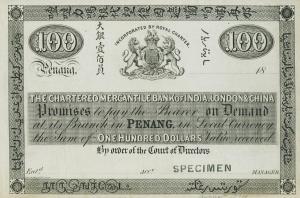 Gallery image for Straits Settlements pS136p: 100 Dollars