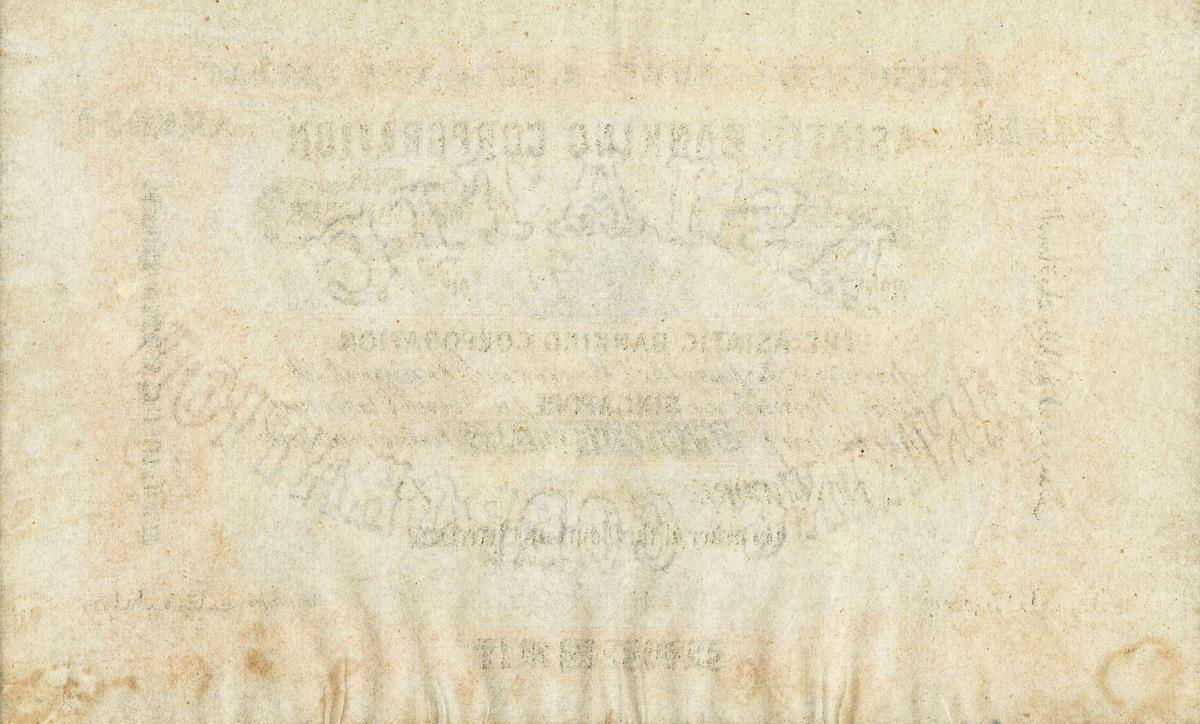 Back of Straits Settlements pS76: 25 Dollars from 1862