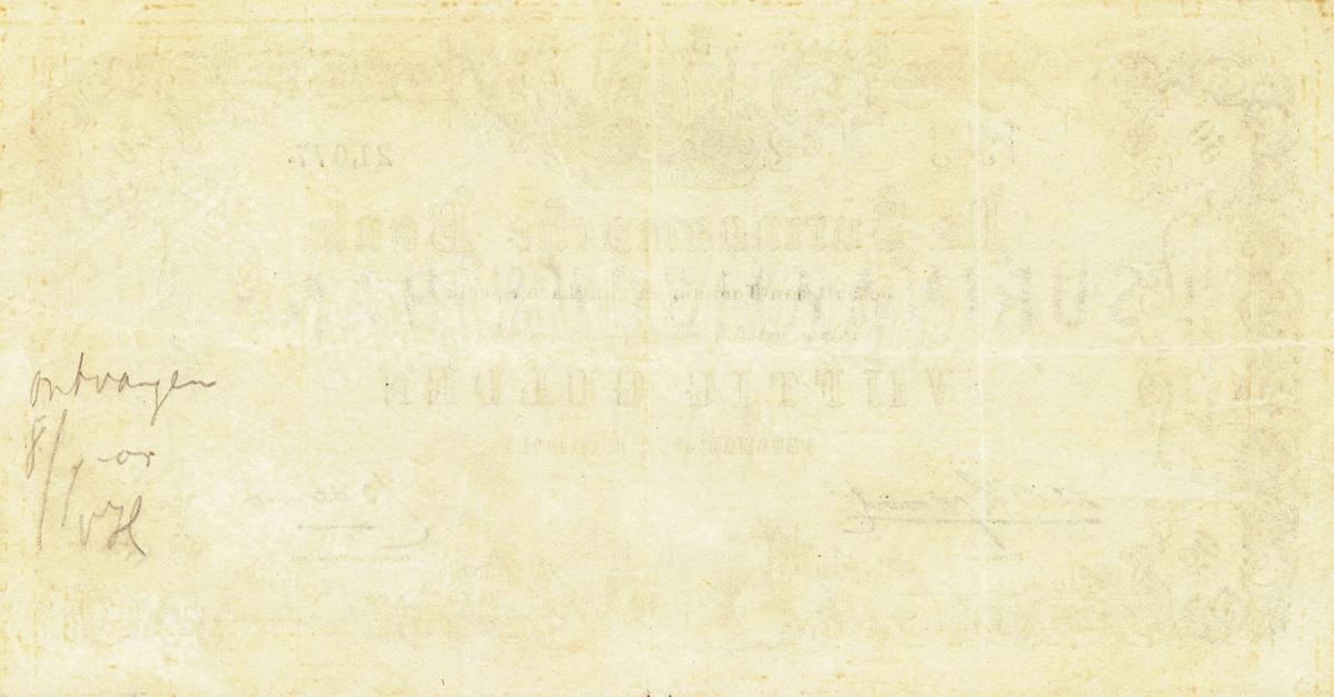 Back of Suriname p55g: 50 Gulden from 1903