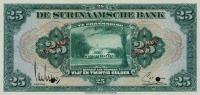 p90s from Suriname: 25 Gulden from 1942