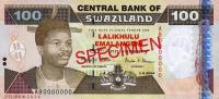 Gallery image for Swaziland p33s: 100 Emalangeni