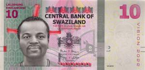 Gallery image for Swaziland p41: 10 Emalangeni from 2015