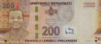 Gallery image for Swaziland p43: 200 Emalangeni