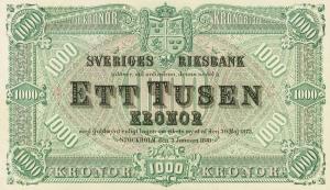 Gallery image for Sweden p12ct: 1000 Kronor