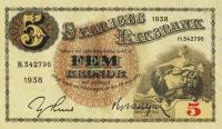 Gallery image for Sweden p33u: 5 Kronor