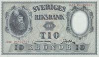p40m from Sweden: 10 Kronor from 1952