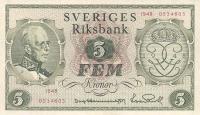 Gallery image for Sweden p41a: 5 Kronor