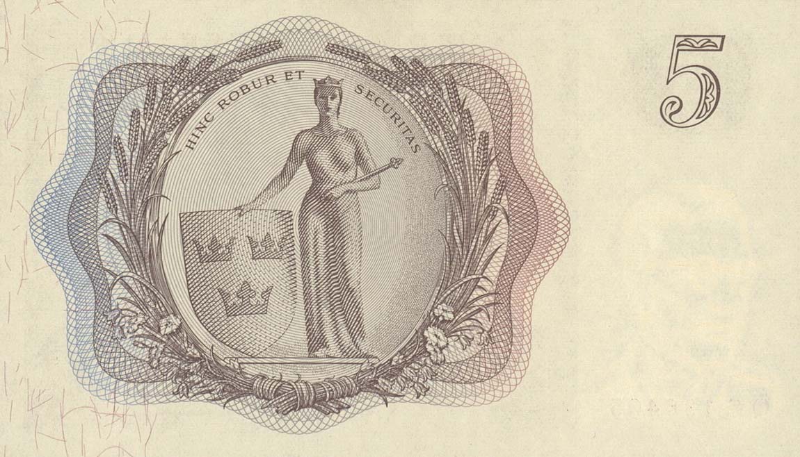 RealBanknotes Sweden P42e 5 Kronor From 1960 20-kronor-su-de-numista