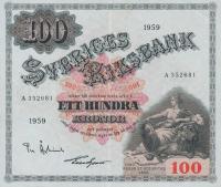 Gallery image for Sweden p45e: 100 Kronor