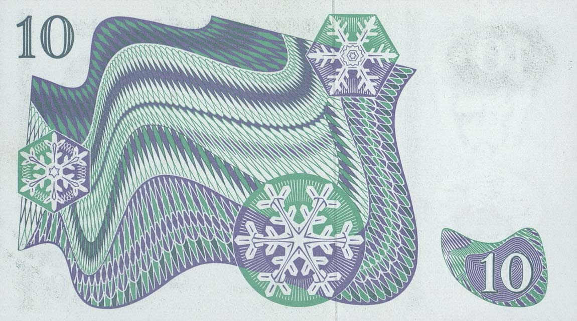 Back of Sweden p52r1: 10 Kronor from 1963