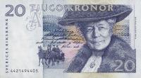 Gallery image for Sweden p61b: 20 Kronor from 1994
