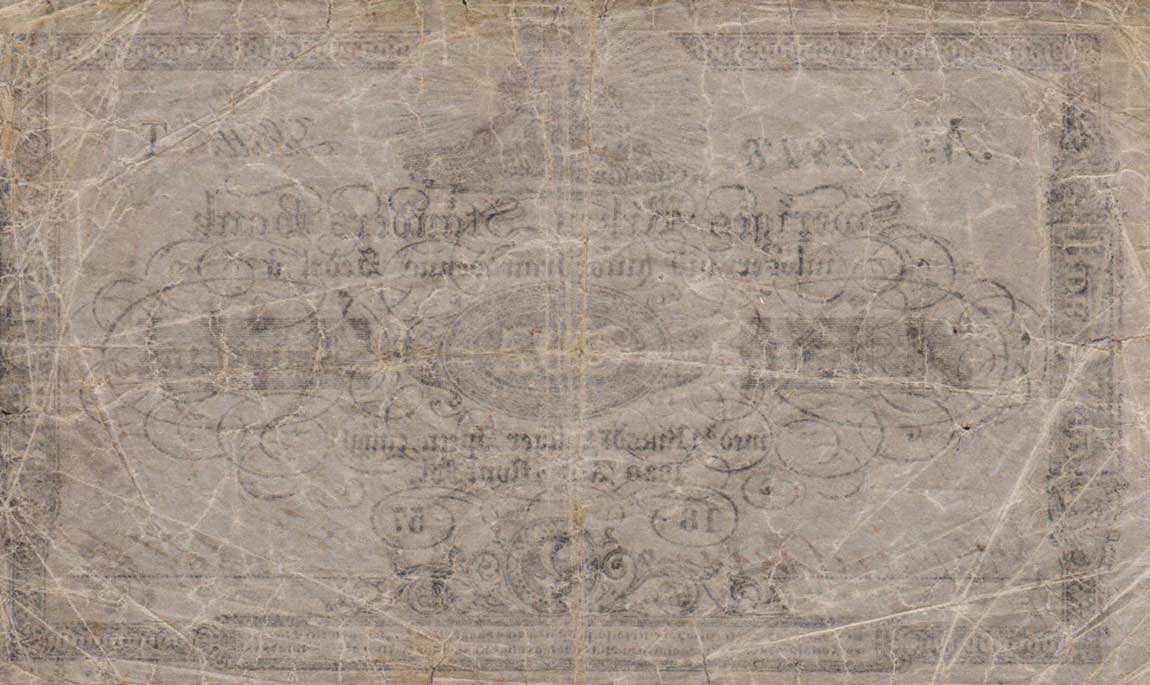 Back of Sweden pA124b: 2 Riksdaler Banco from 1840