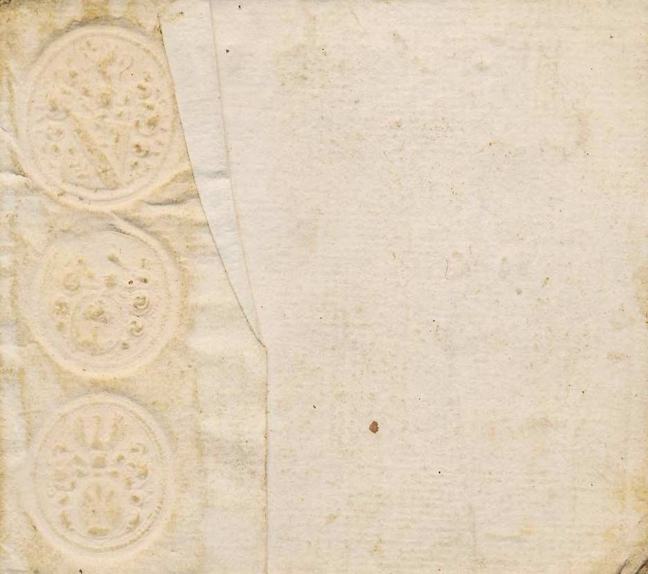 Back of Sweden pA63a: 5 Daler Silvermynt from 1717