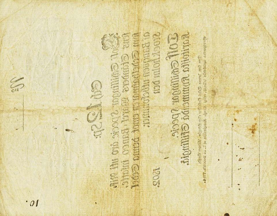 Back of Sweden pA94a: 12 Schillingar Specie from 1802