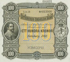 Gallery image for Sweden pS230s: 100 Kronor
