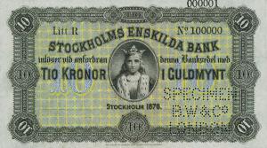 Gallery image for Sweden pS511s: 10 Kronor