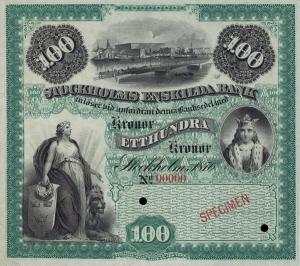 Gallery image for Sweden pS513s: 100 Kronor