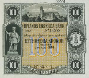 Gallery image for Sweden pS629s: 100 Kronor