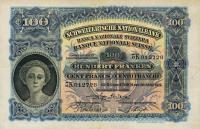 p35d from Switzerland: 100 Franken from 1927