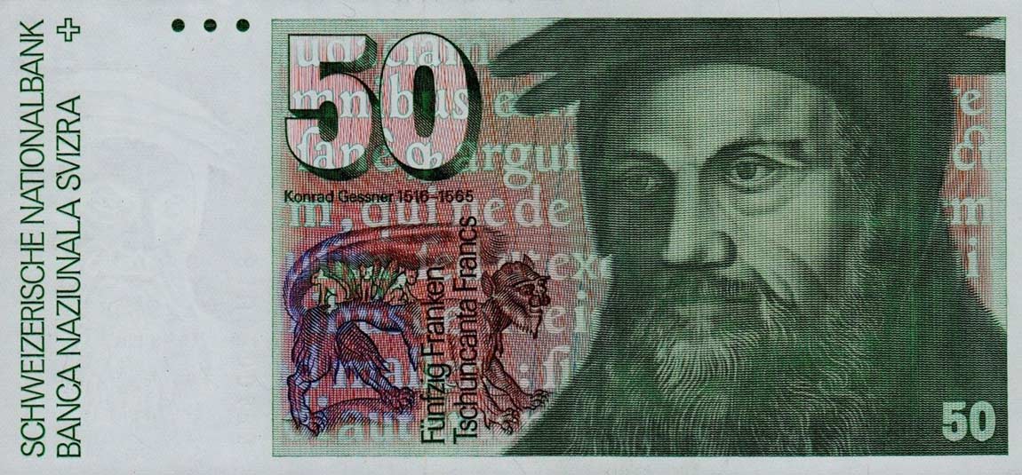 Front of Switzerland p56d: 50 Franken from 1981