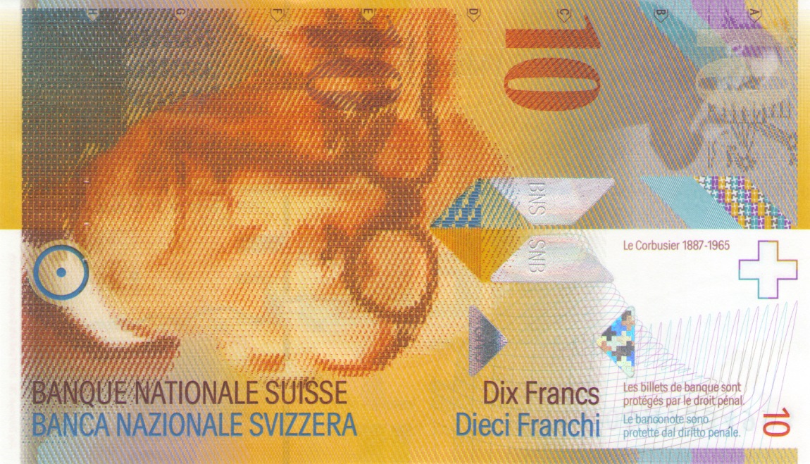 Front of Switzerland p67a: 10 Franken from 2000