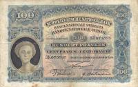 p6d from Switzerland: 100 Franken from 1920