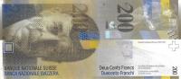 Gallery image for Switzerland p73e: 200 Franken from 2013