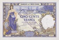 Gallery image for Tahiti p13a: 500 Francs