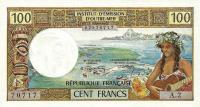 Gallery image for Tahiti p24a: 100 Francs