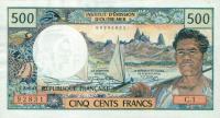 Gallery image for Tahiti p25a: 500 Francs