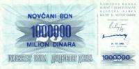 Gallery image for Bosnia and Herzegovina p35b: 1000000 Dinara
