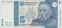 Gallery image for Tajikistan p15r: 5 Somoni