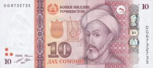 Gallery image for Tajikistan p28b: 10 Somoni