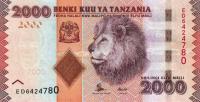 Gallery image for Tanzania p42b: 2000 Shilingi from 2015