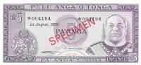 Gallery image for Tonga p21s: 5 Pa'anga