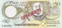 Gallery image for Tonga p24s: 50 Pa'anga