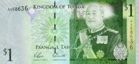 Gallery image for Tonga p37: 1 Pa'anga from 2008